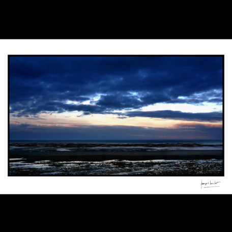 normandie soirée bleutée lion-sur-mer © francois louchet